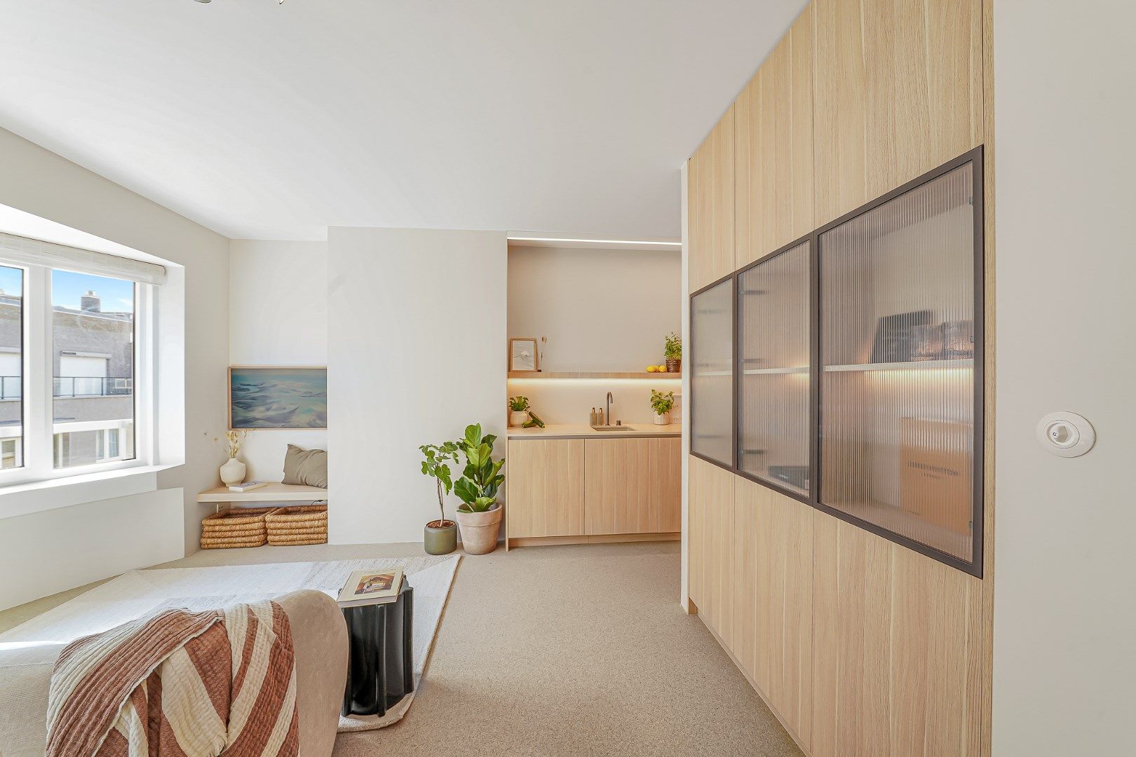 Luxueus gerenoveerd appartement met lateraal zeezicht foto 5