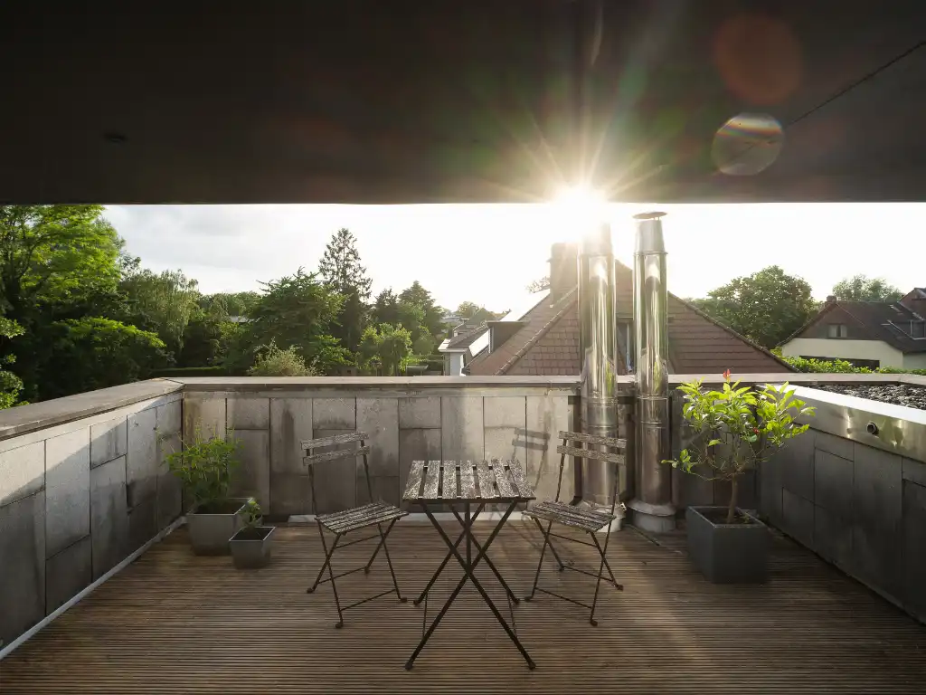 Vrijstaande architectenwoning (bvo 444 m²) op de grens met natuurpark Overmeers foto 23