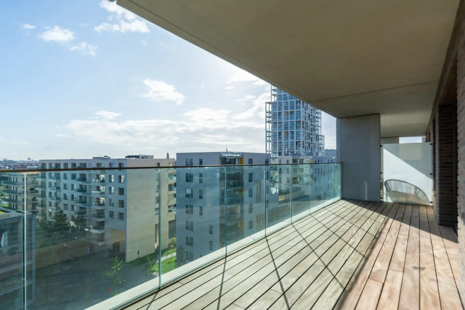 Ongemeubeld 1 slaapkamer appt. met zicht op de Schelde foto 5