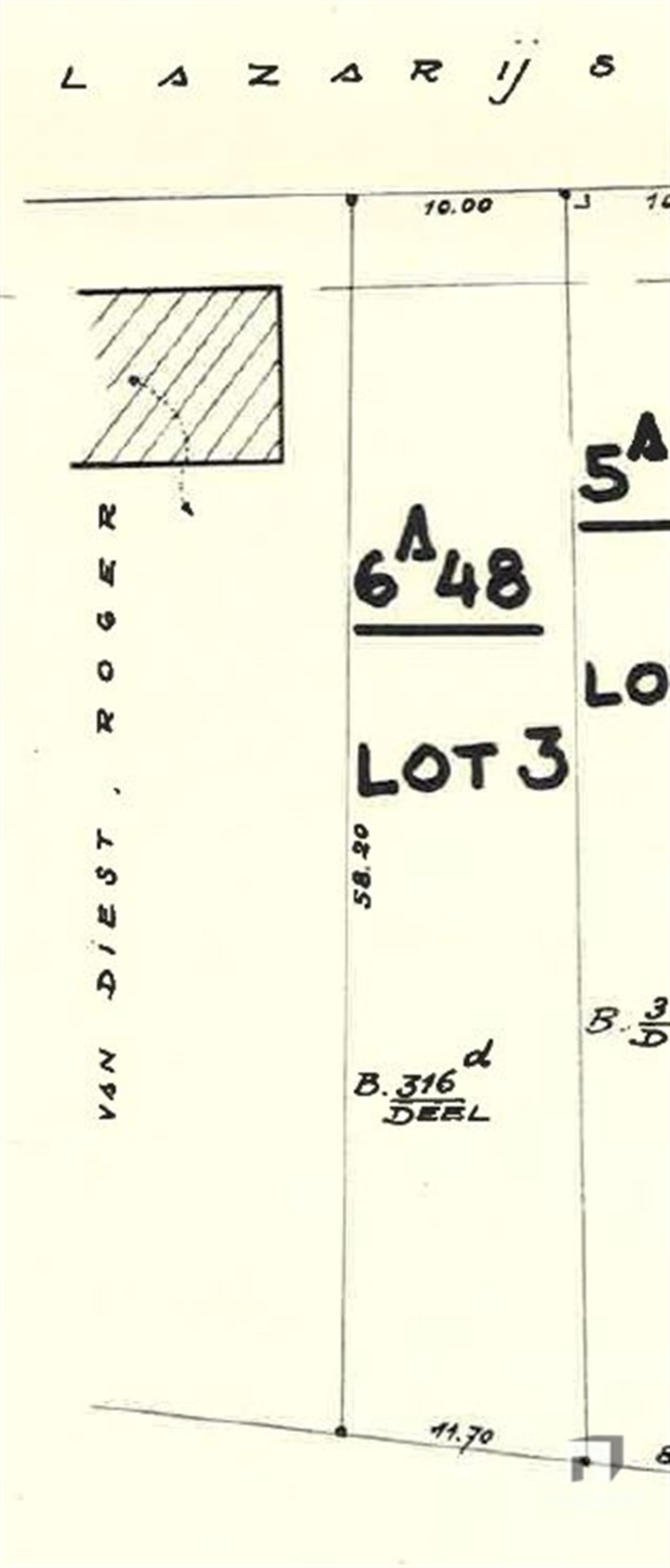 Perceel bouwgrond (HOB) nabij het station van Diest foto 2