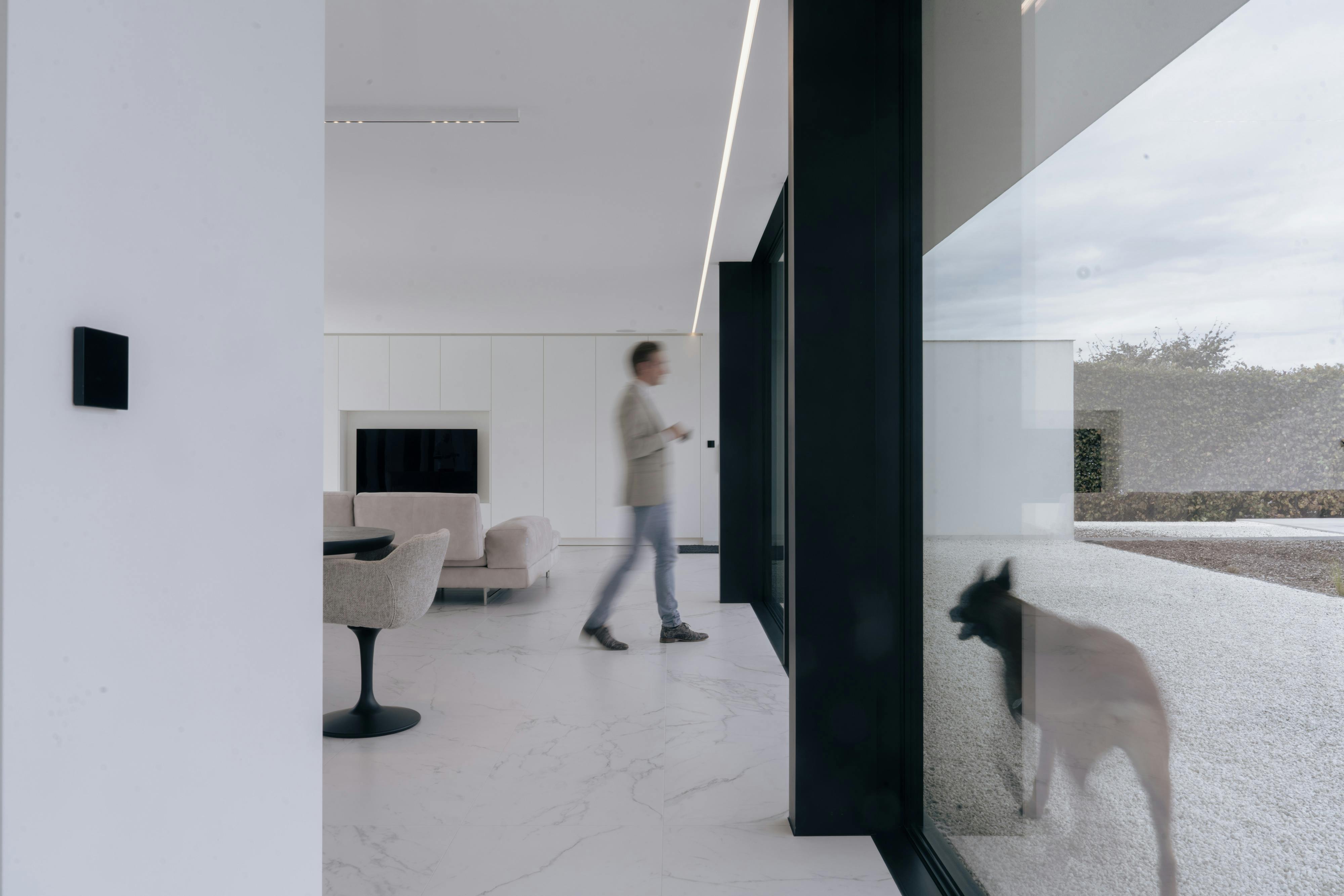 Hypermoderne strakke villa met zwembad in Gits foto 9