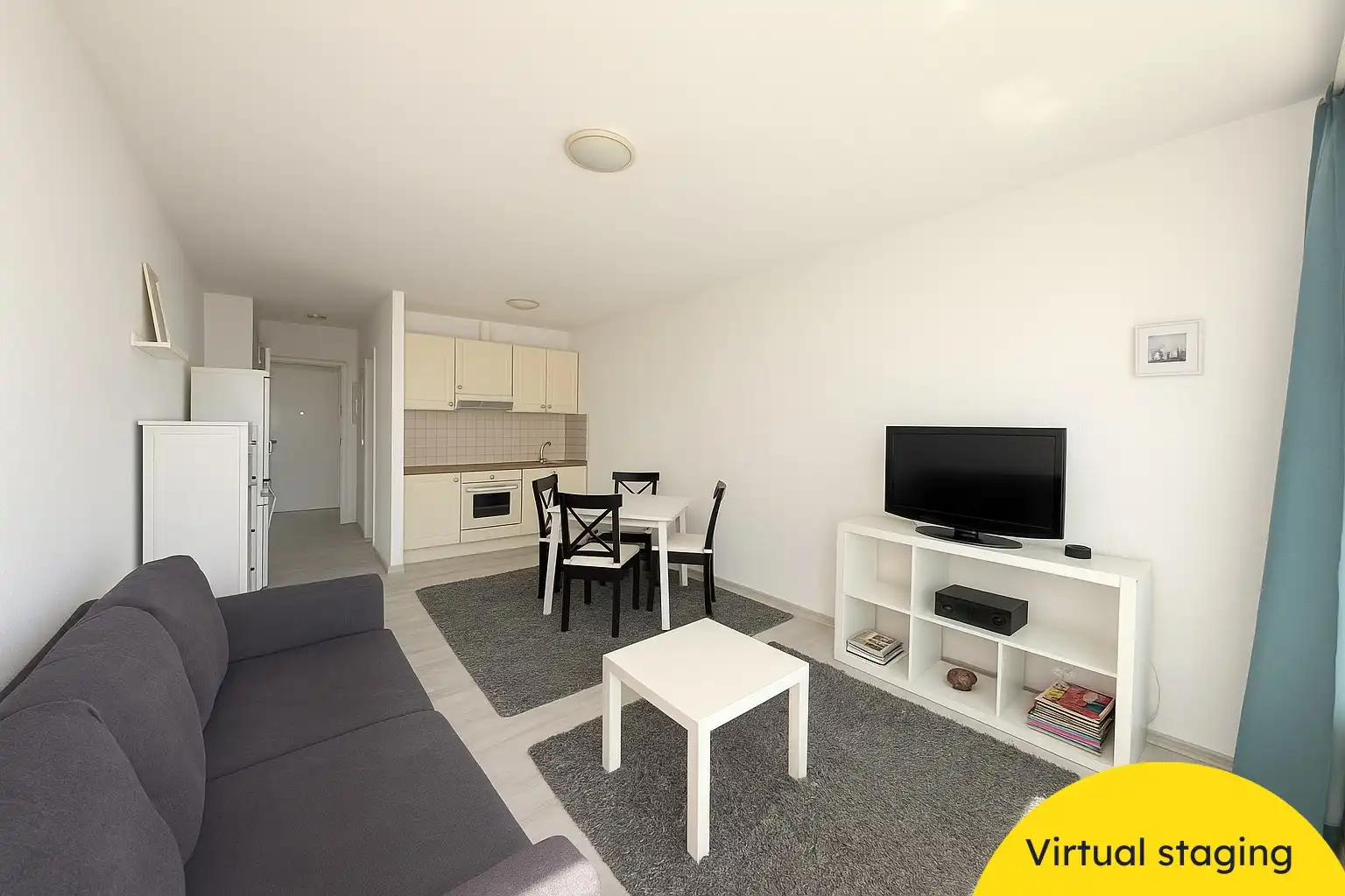 Instapklare gemeubelde studio (30 m²) met terras te Nieuwpoort-Bad. foto 2