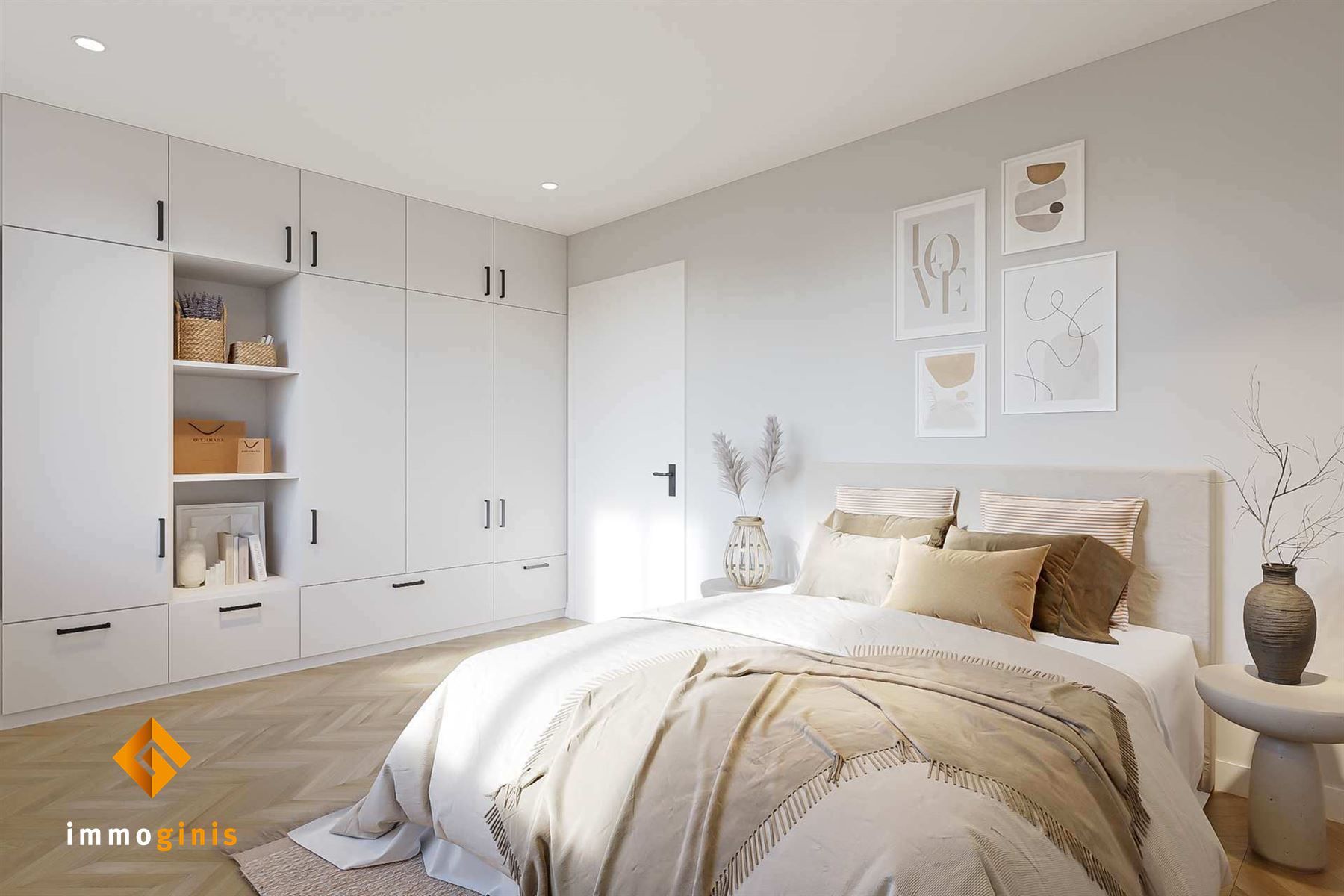 Gelijkvloers appartement met 2 slaapkamers en leuk tuintje. foto 7