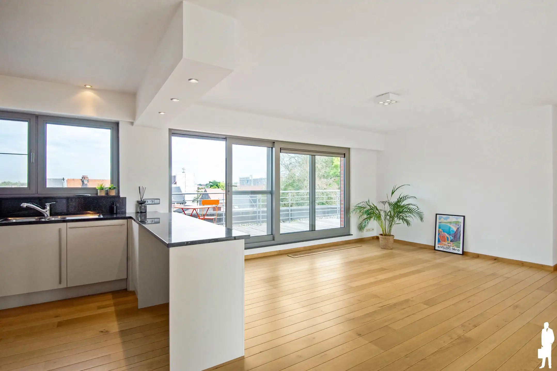 Prachtig penthouse appartement met 2 slpks en 2 terrassen  foto 11