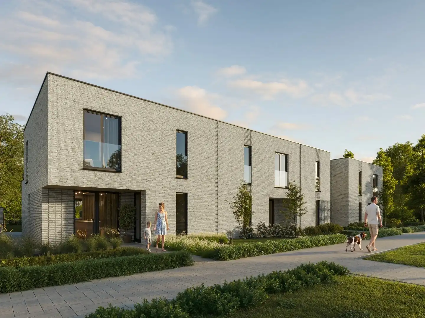 Energiezuinige halfopen bebouwing met 4 slpk’s foto {{pictureIndex}}