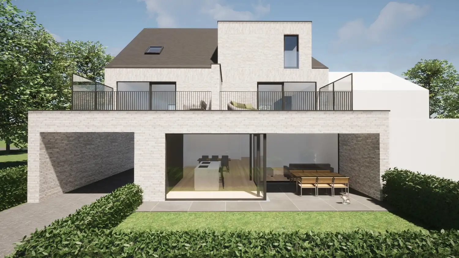 Projectgrond voor 3 appartementen mét vergunning op toplocatie in het centrum van Bocholt! foto {{pictureIndex}}