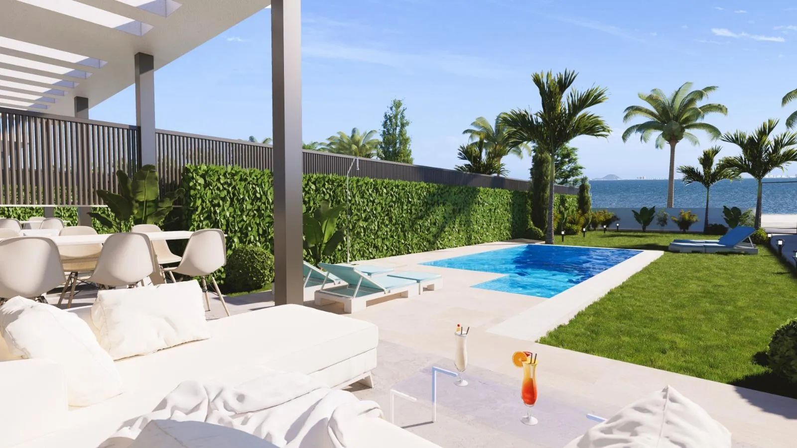 Wonen aan het strand: exclusieve villa's met zeezicht in Los Alcázares foto 16