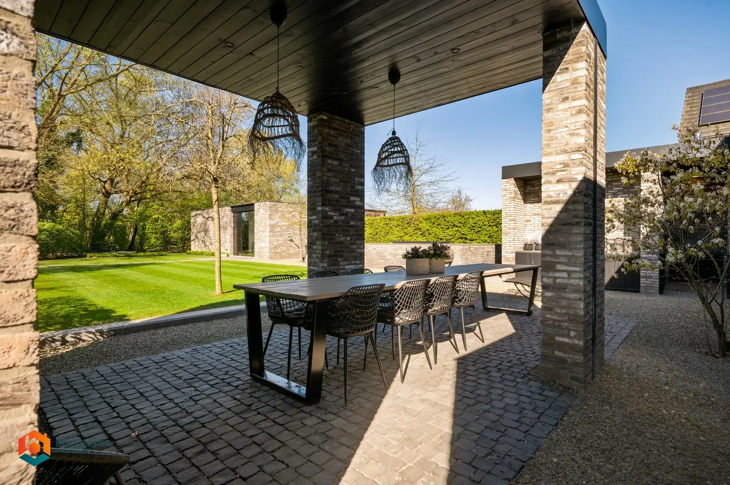 Energiezuinige villa met zwembad, wellness en praktijkruimte op een perceel van 998 m² te Putte foto 29