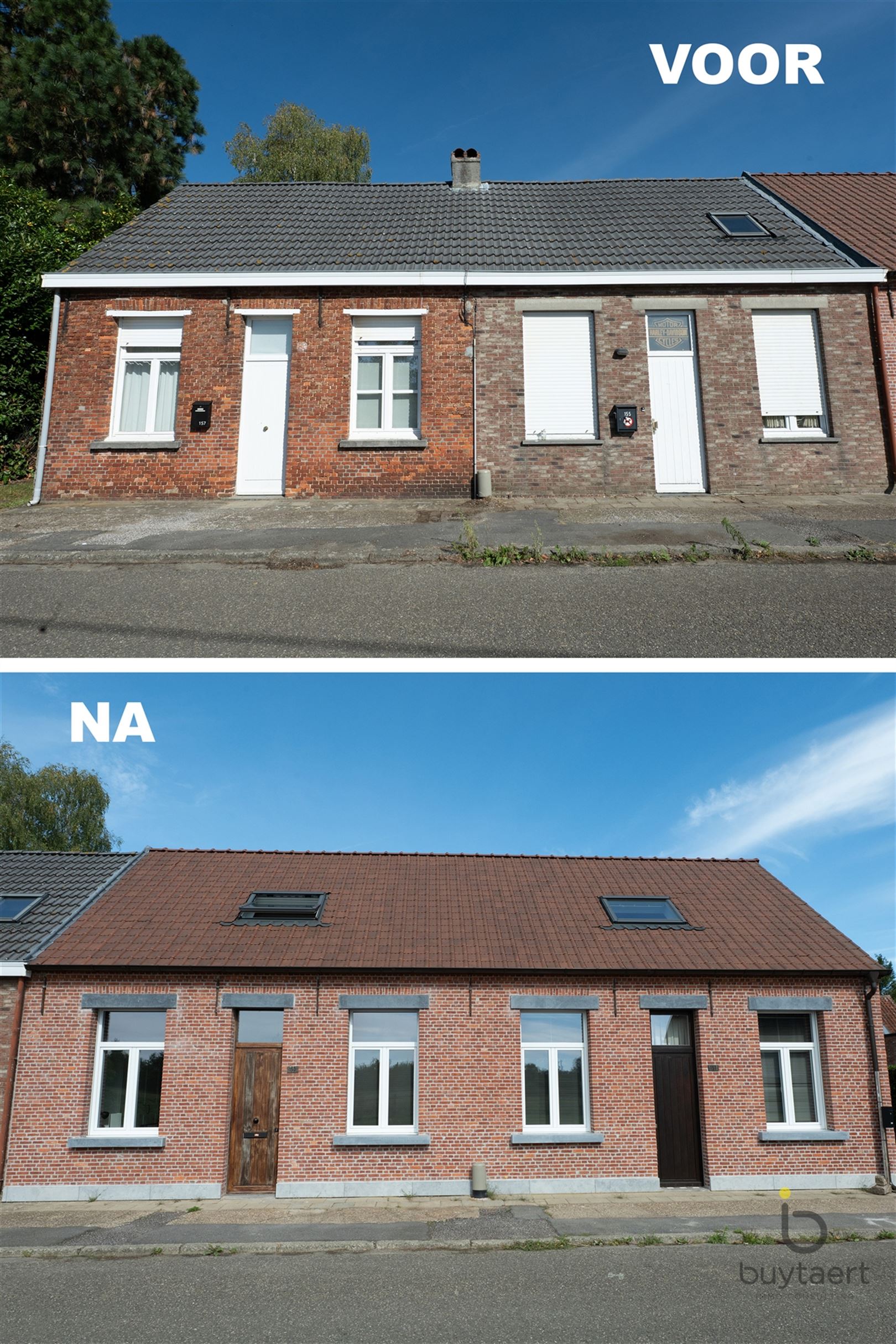 CHARME, RUST ÉN GROEN: TE RENOVEREN GEZINSWONING BESTAANDE UIT 2 DORPSHUISJES MET TUIN AAN DE VAART foto 38