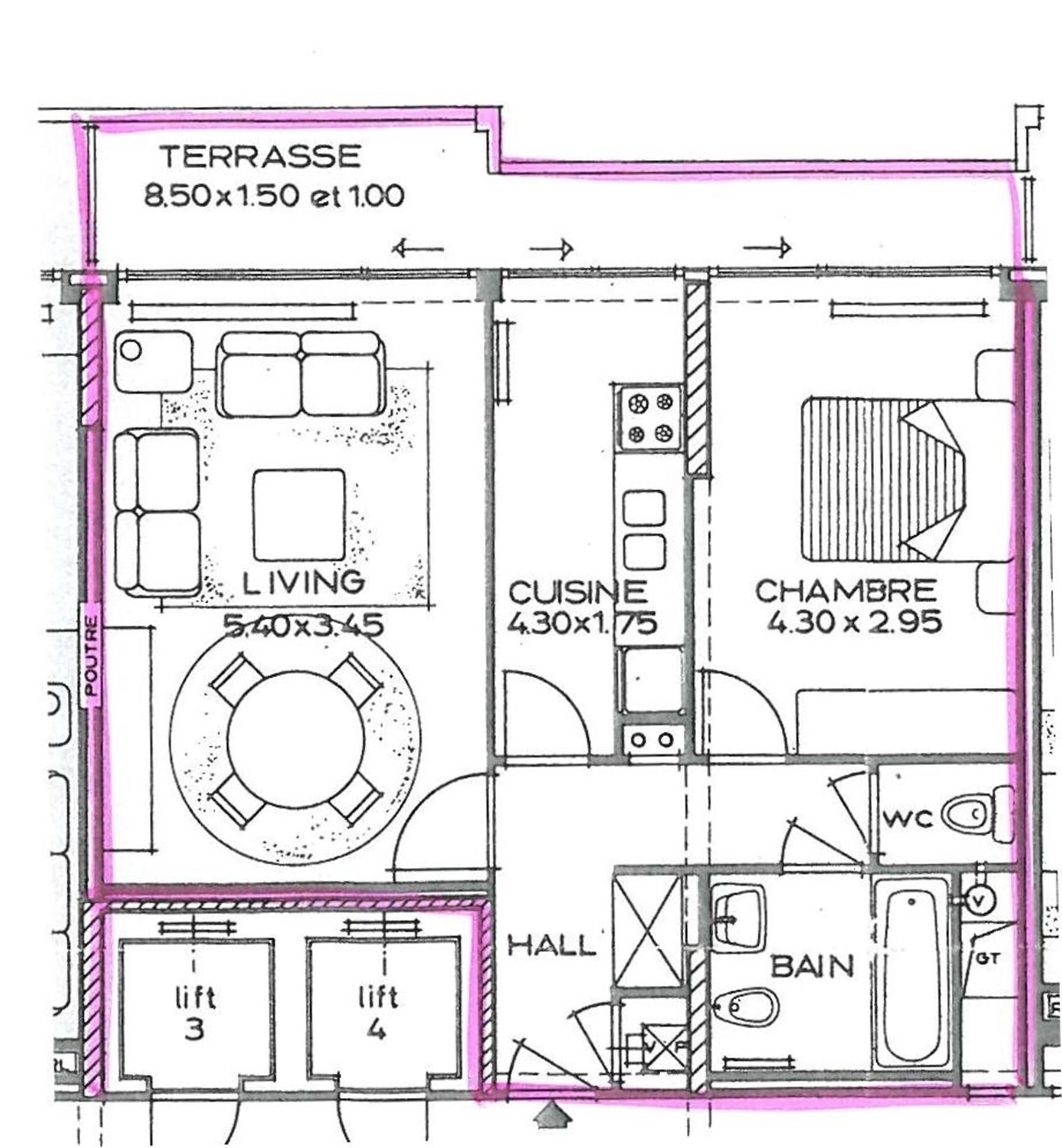 Aangenaam en praktisch appartement foto 10