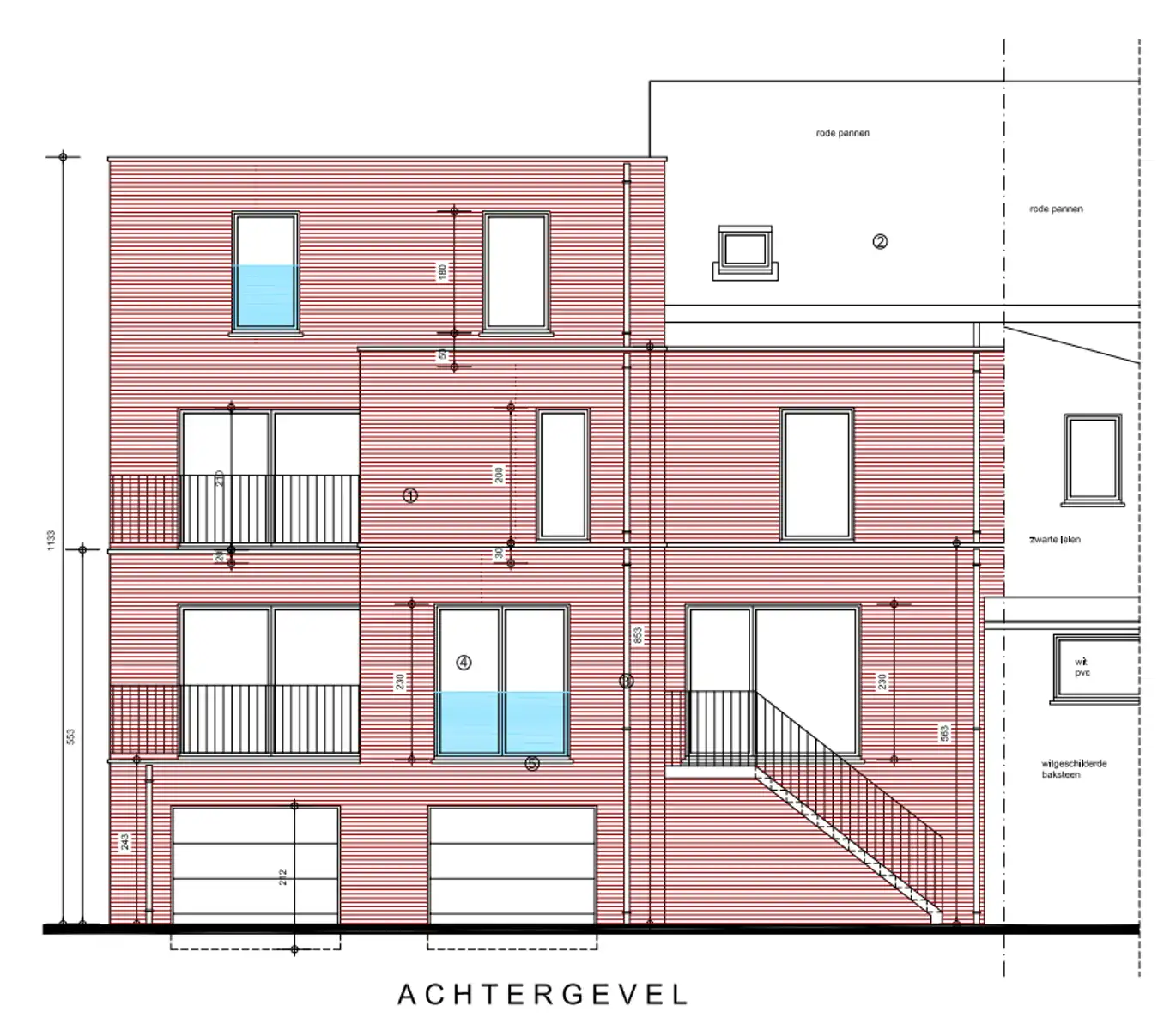 Vergund project renovatie 180m² + 2 nieuwbouwapp. 99 + 142m² foto 2