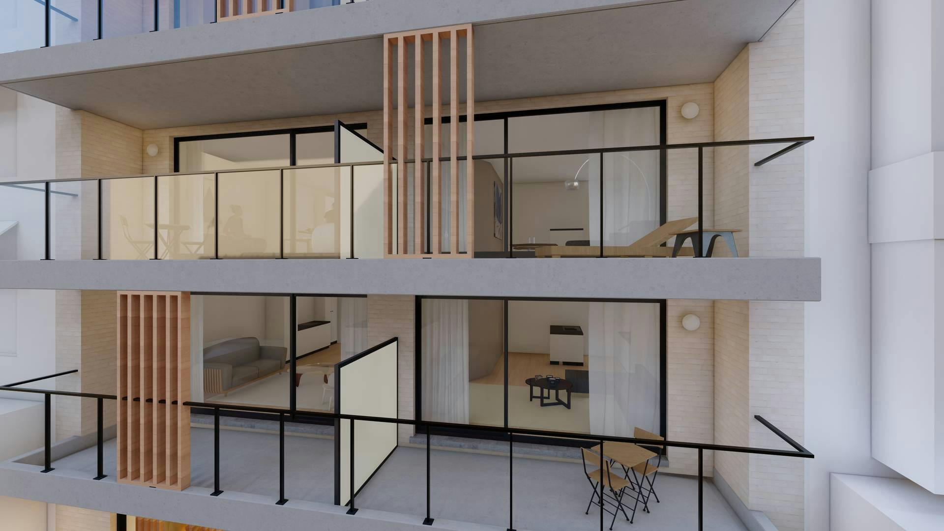 Nieuwbouwappartement met twee slaapkamers te koop in Middelkerke! foto 7