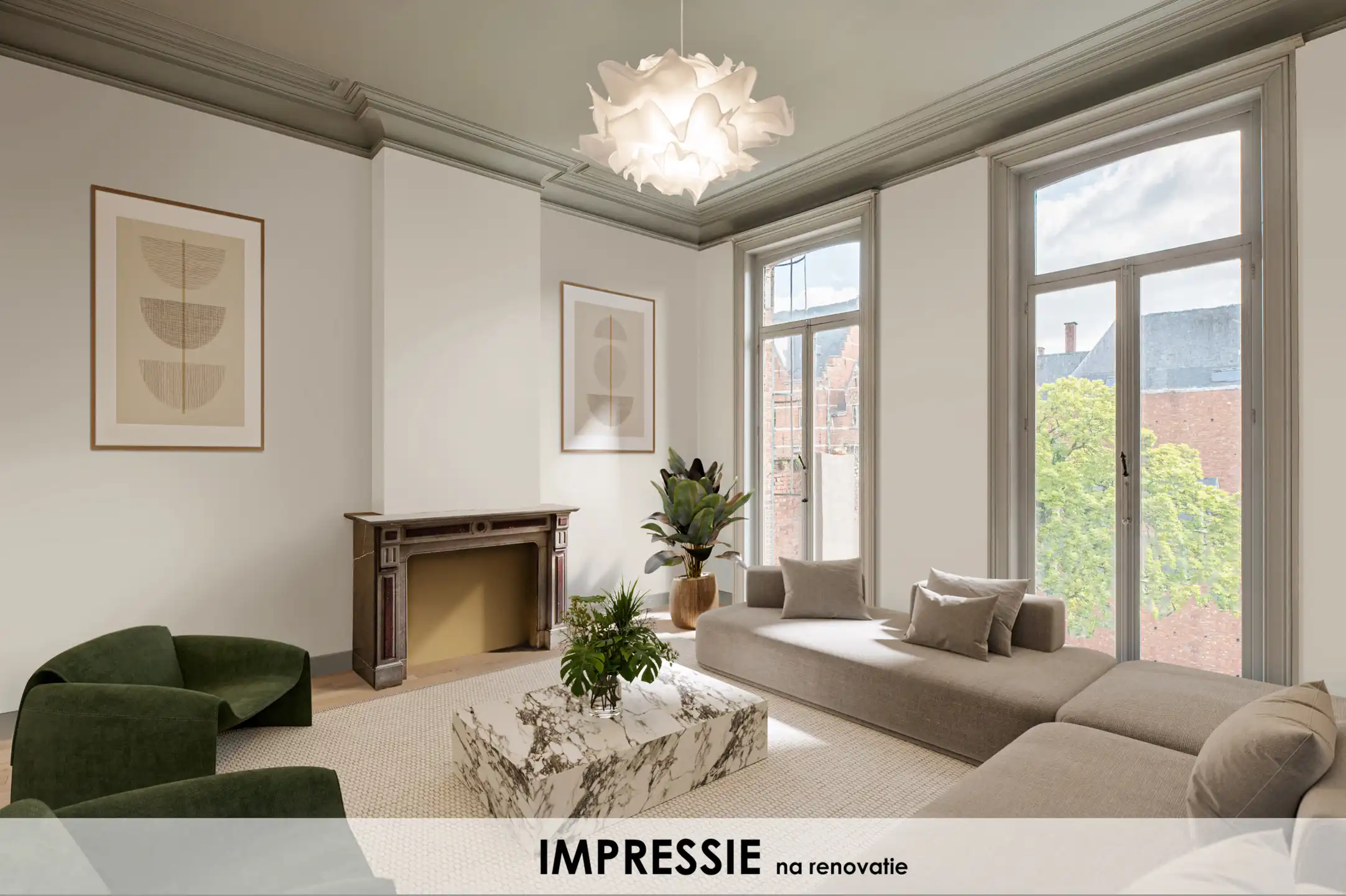 Appartement van 209m² + terras in uniek en historisch kader foto 5