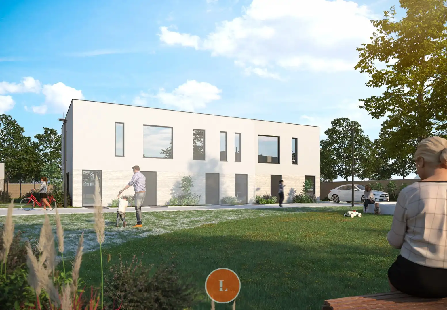 Halfopen nieuwbouwwoning, op een perceel van 310 m² foto 2