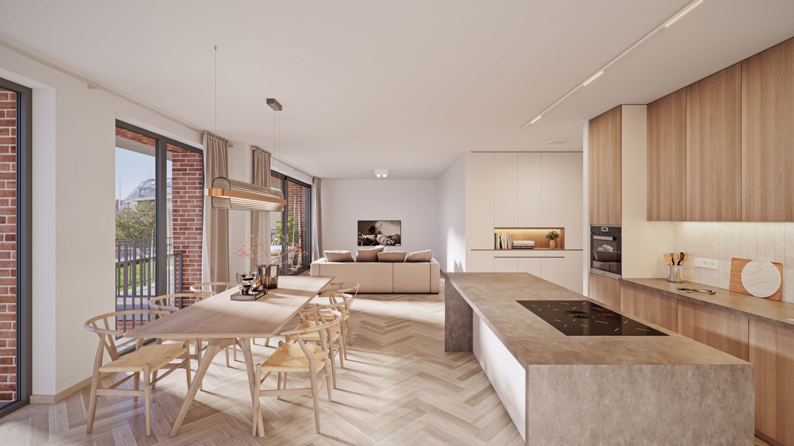 Luxueus nieuwbouwappartement (126m²) op eerste verdieping foto {{pictureIndex}}