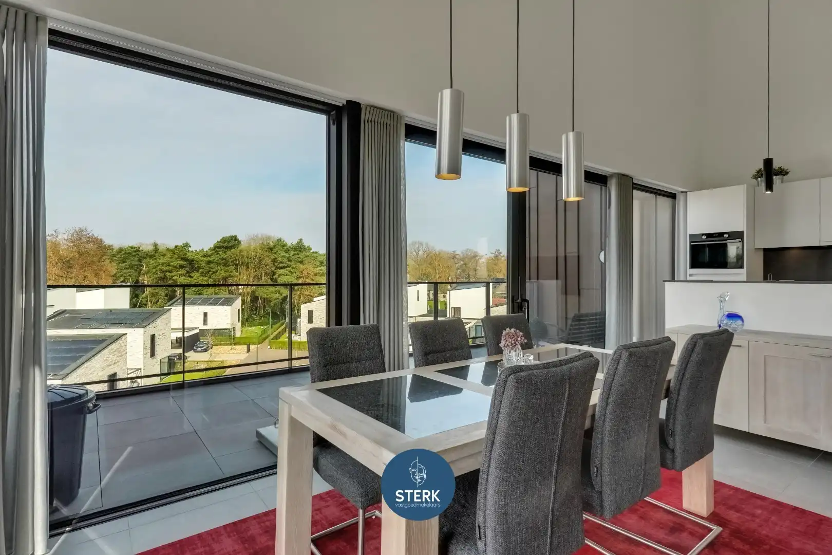 STIJLVOL PENTHOUSE MET 3 SLPKS EN 2 TERRASSEN IN EEN GROENE OMGEVING !  foto 9