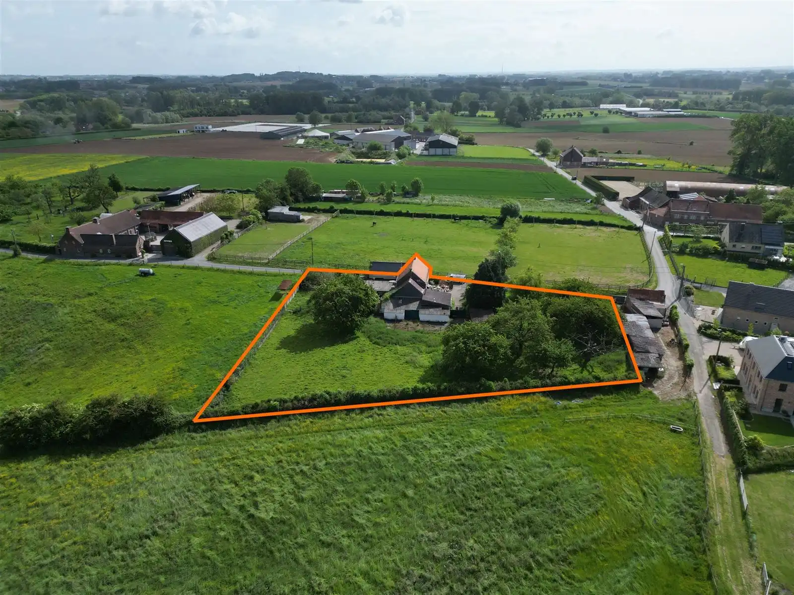Prachtig gelegen te renoveren  Hoeve woning met stallingen en weides foto 4