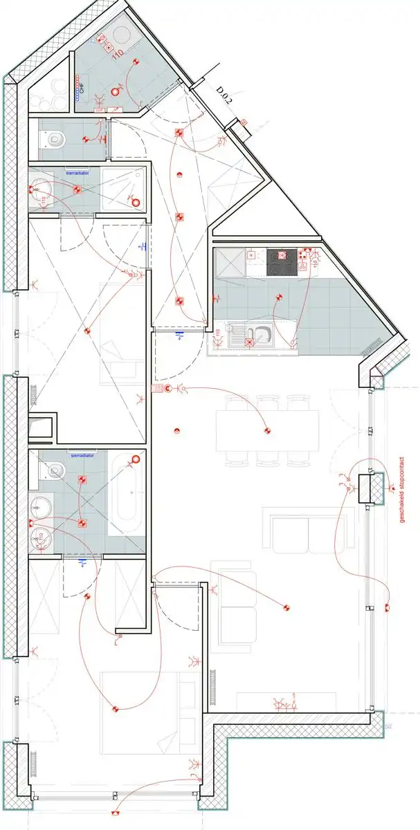 LICHTRIJK - 2k appartement met terras en tuin (NAVO area) foto 15
