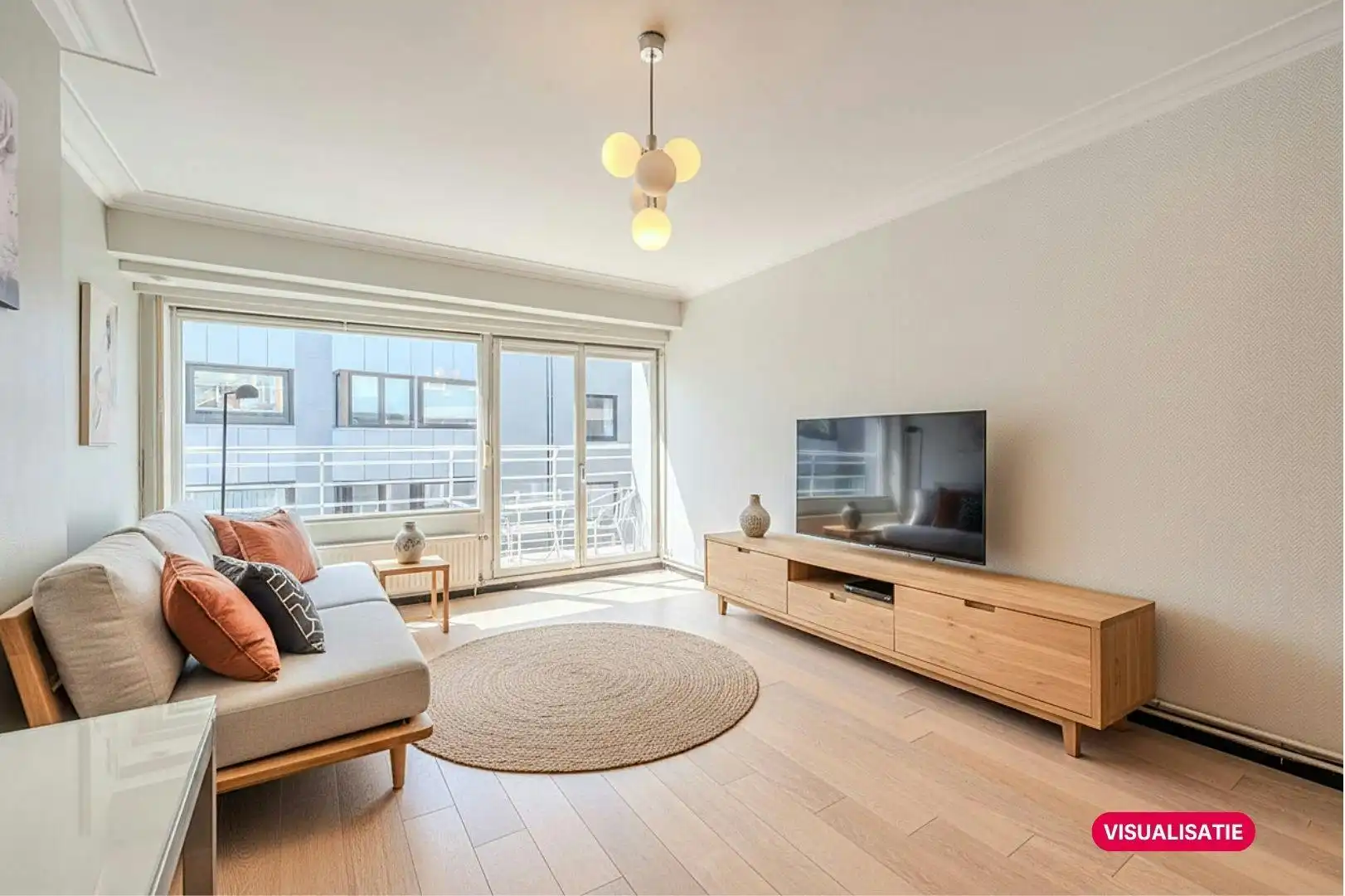 Lichtrijke studio te koop met zijdelings zeezicht en terras! foto 4