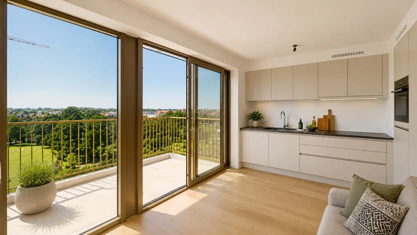 Instapklaar appartement met terras en autostaanplaats te Lokeren foto 2
