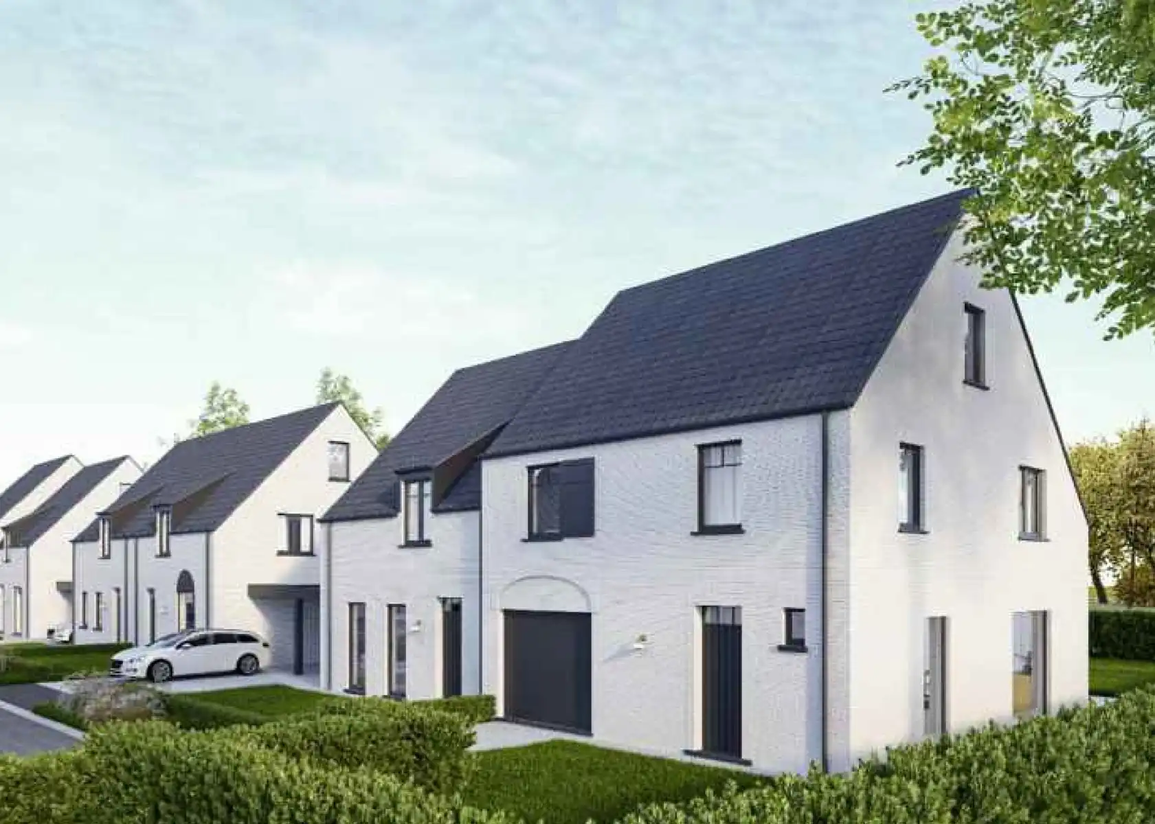 Energiezuinige, tijdloze nieuwbouwwoningen te koop in Gistel foto {{pictureIndex}}