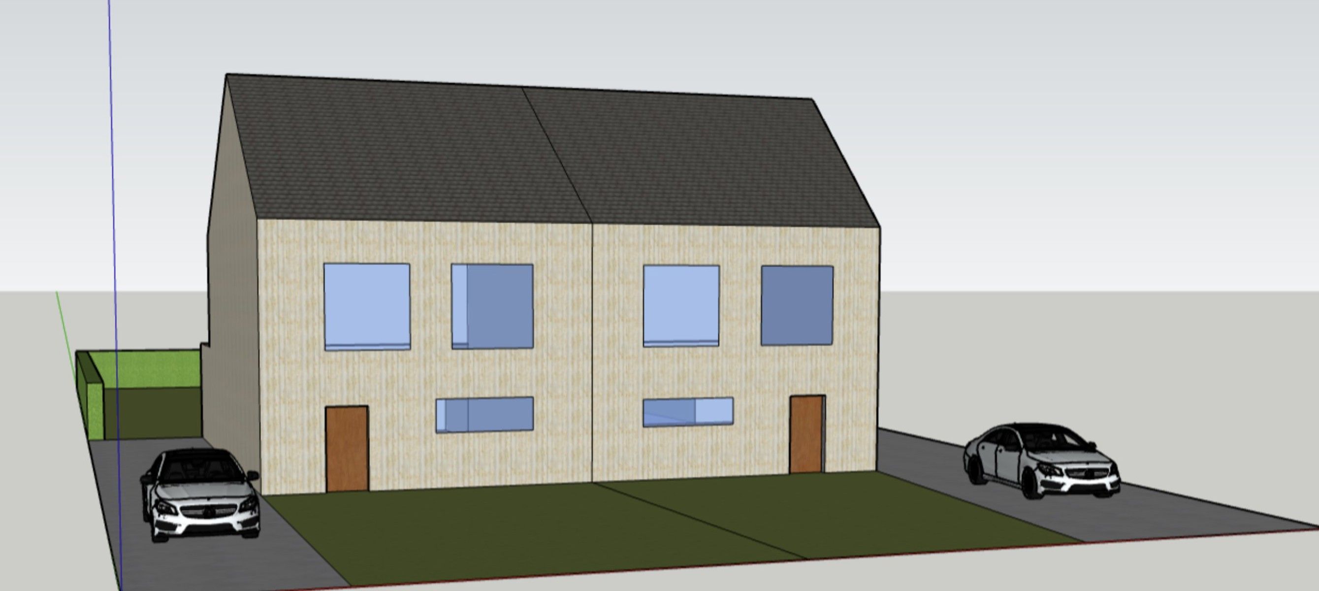 Bouwgrond voor twee halfopen bebouwingen foto 3