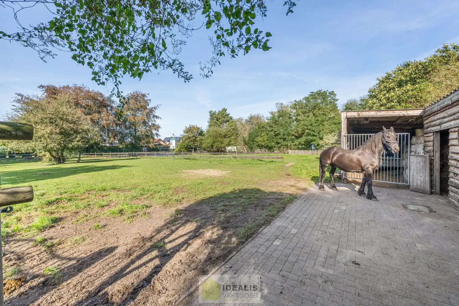 IDEALIS VASTGOED – KARAKTERISTIEKE INSTAPKLARE LANGGEVELHOEVE MET 5 SLAAPKAMERS, SFEERVOLLE LEEFRUIMTE EN AANSLUITEND VERANDA MET VOLZICHT OP DE PRACHTIGE TUIN EN ACHTERLIGGENDE WEILANDEN OP EEN PERCEEL VAN MAAR LIEFST 1,6 HECTARE (16.000M²)!! Deze karakteristieke hoeve uit 1904 omvat +- 231m² netto bewoonbare oppervlakte met een sfeervolle woonkamer die uitgeeft op de lichtrijke veranda, aansluitend een goed uitgeruste keuken voorzien van alle comfort, 5 slaapkamers waarvan één gelijkvloers en een badkamer voorzien van douche én dubbel badkamermeubel.. Deze langgevelhoeve biedt een unieke kans voor kandidaten op zoek naar een instapklare woning voorzien van alle comfort, ruimte en een prachtig aangelegde tuin met achterliggende weilanden. foto 30