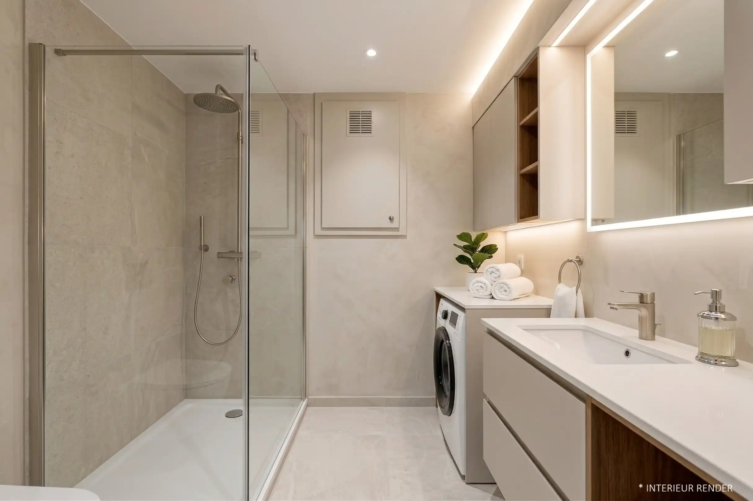 Ruim en lichtrijk 3-slpk appartement met 2 terrasjes in hartje Genk foto 13