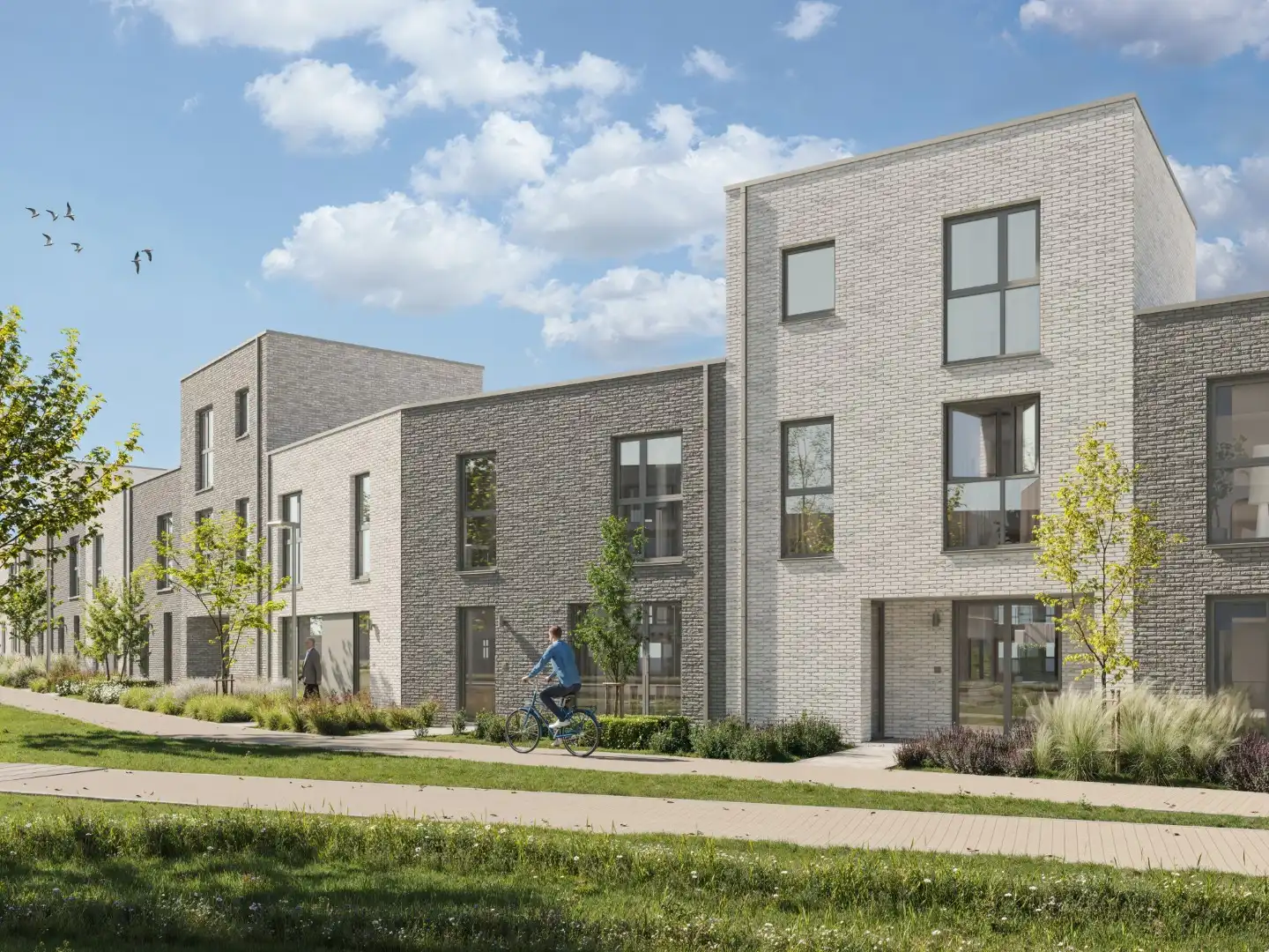 Energiezuinige nieuwbouwwoning in groene wijk foto {{pictureIndex}}