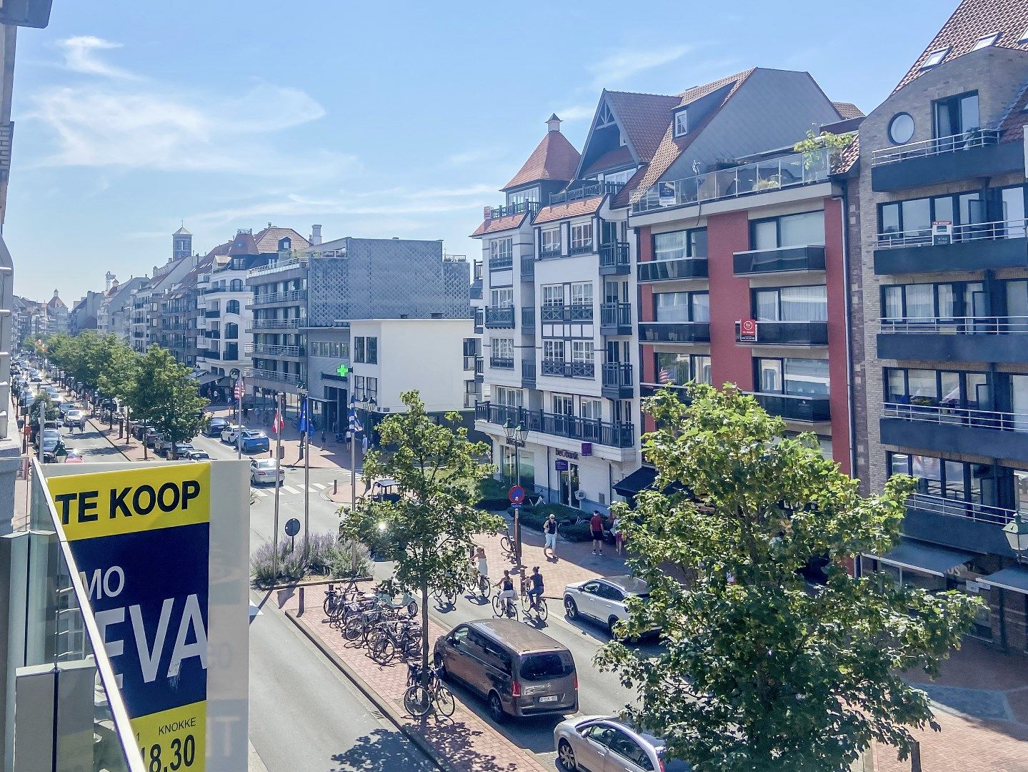 Zuid-west gericht appartement  met open zicht gelegen in het centrum van Knokke foto 5