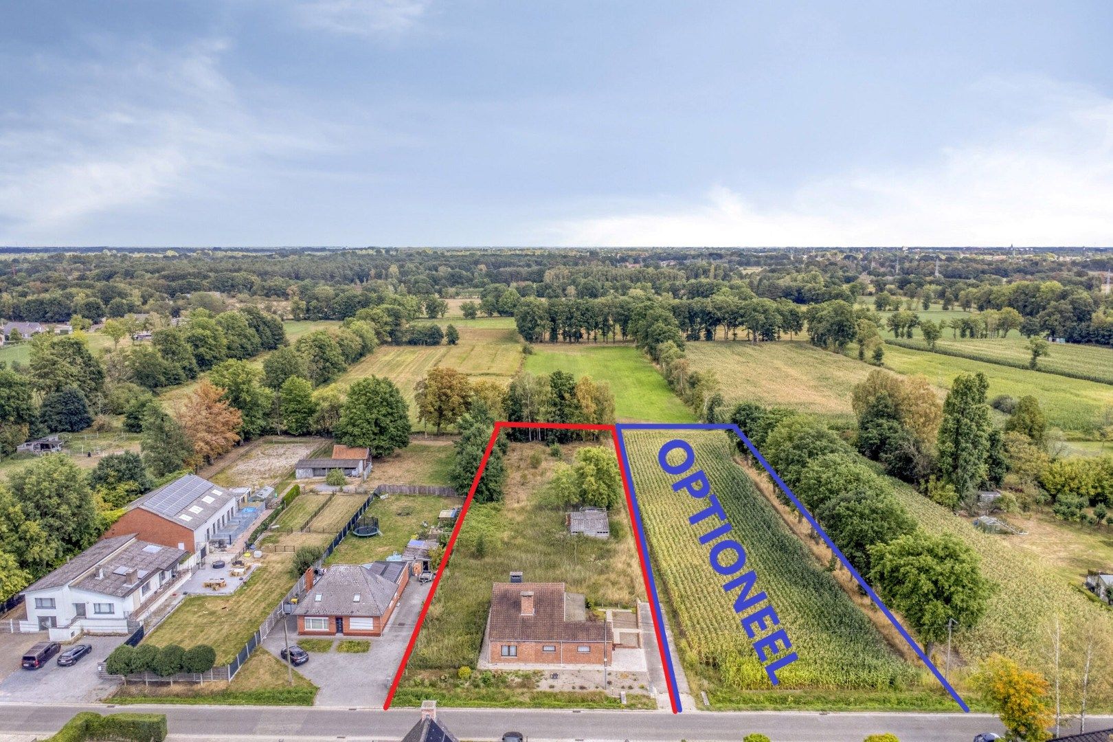 Hoofdfoto van de publicatie: Woning met 3 slaapkamers op 3.363 m², landelijk gelegen te Olen !