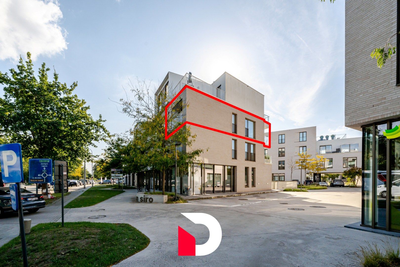 Hoekappartement met ruim terras in nieuwbouwresidentie te Sint-Michiels foto 20