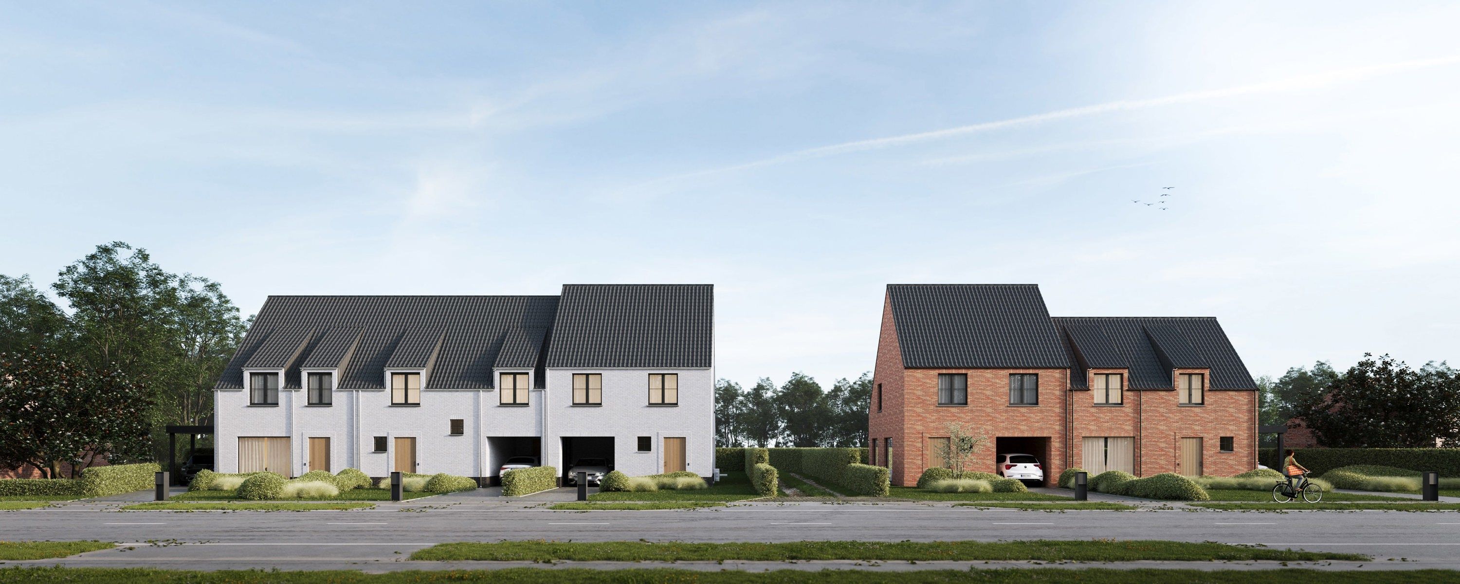 Ruime, energiezuinige halfopen nieuwbouwwoning te Eernegem. foto 3