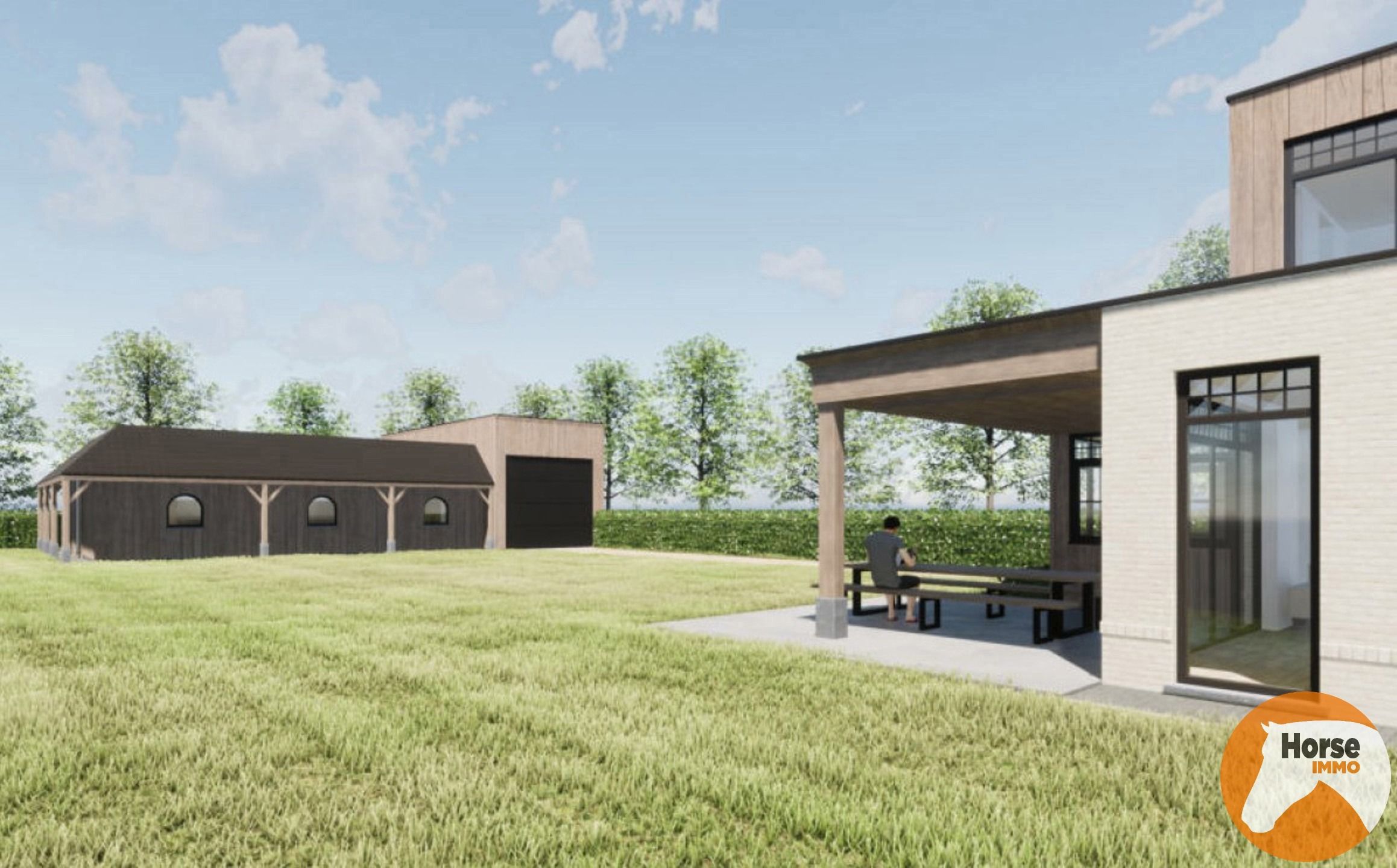 LUMMEN - Grond met vergunning voor woning/paardenstal/loods foto 12