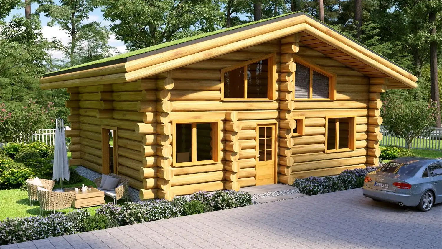 De allerlaatste Finse wellness bos blokhut , prijs vanaf foto {{pictureIndex}}