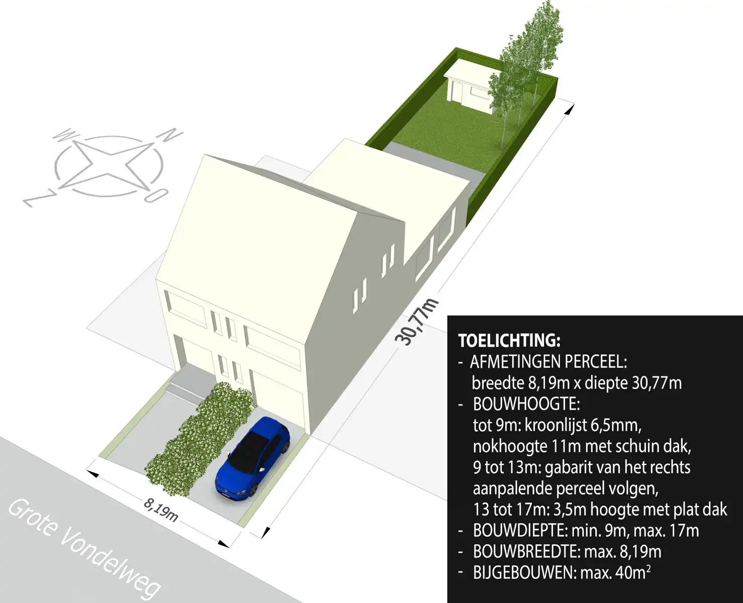 Grond voor gesloten bebouwing in hartje Oud-Turnhout(301 m²) foto 2