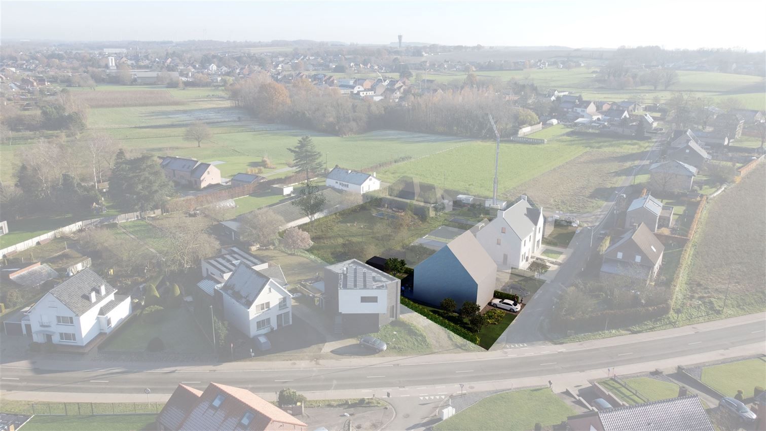 Bouwgrond met vergund bouwplan foto 5