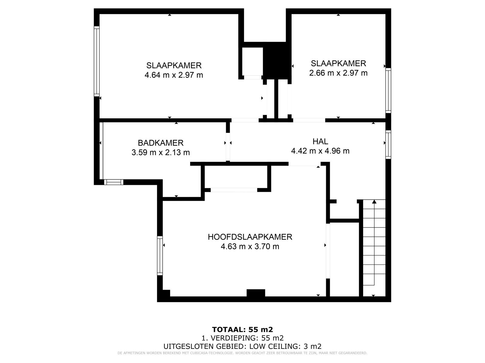 Huis met hangaar/werkhuis/opslag en weide op perceel van 23a foto 24