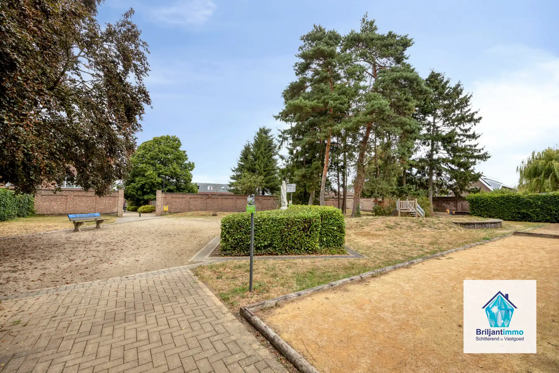 Gelijkvloers app met 3 slpkmrs en leuke tuin in Elewijt city foto 24