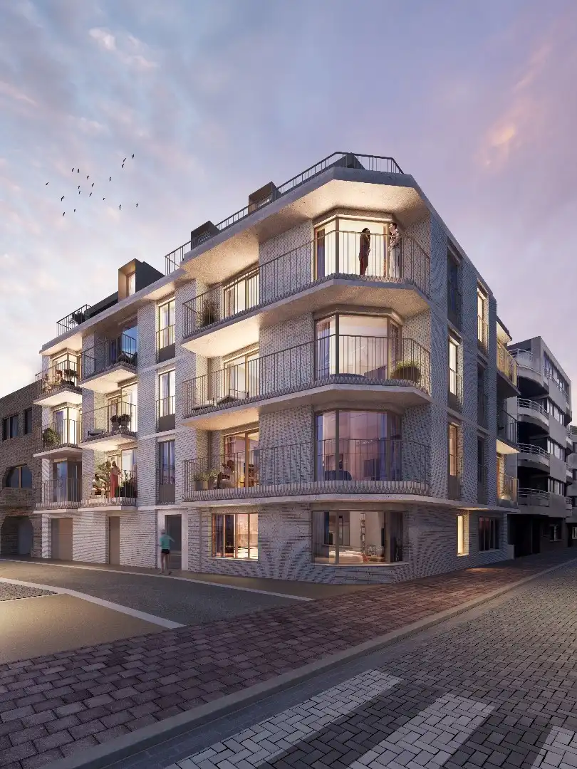 Modern éénslaapkamerappartement in nieuwbouwresidentie “Antoine” – centraal gelegen in Heist foto 6