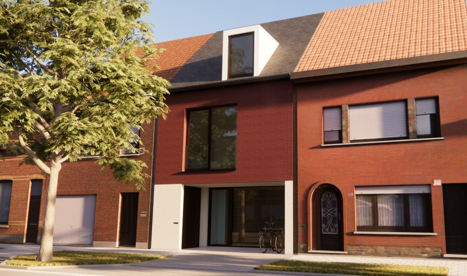 Bouwgrond voor gesloten bebouwing grens Ekeren - Kapellen foto {{pictureIndex}}