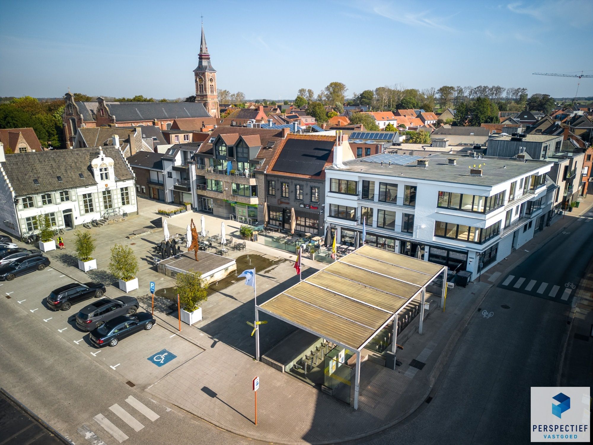 Vernieuwd ruim appartement (114m²) met 2 slaapkamers en terras aan de markt van Oedelem. foto 20