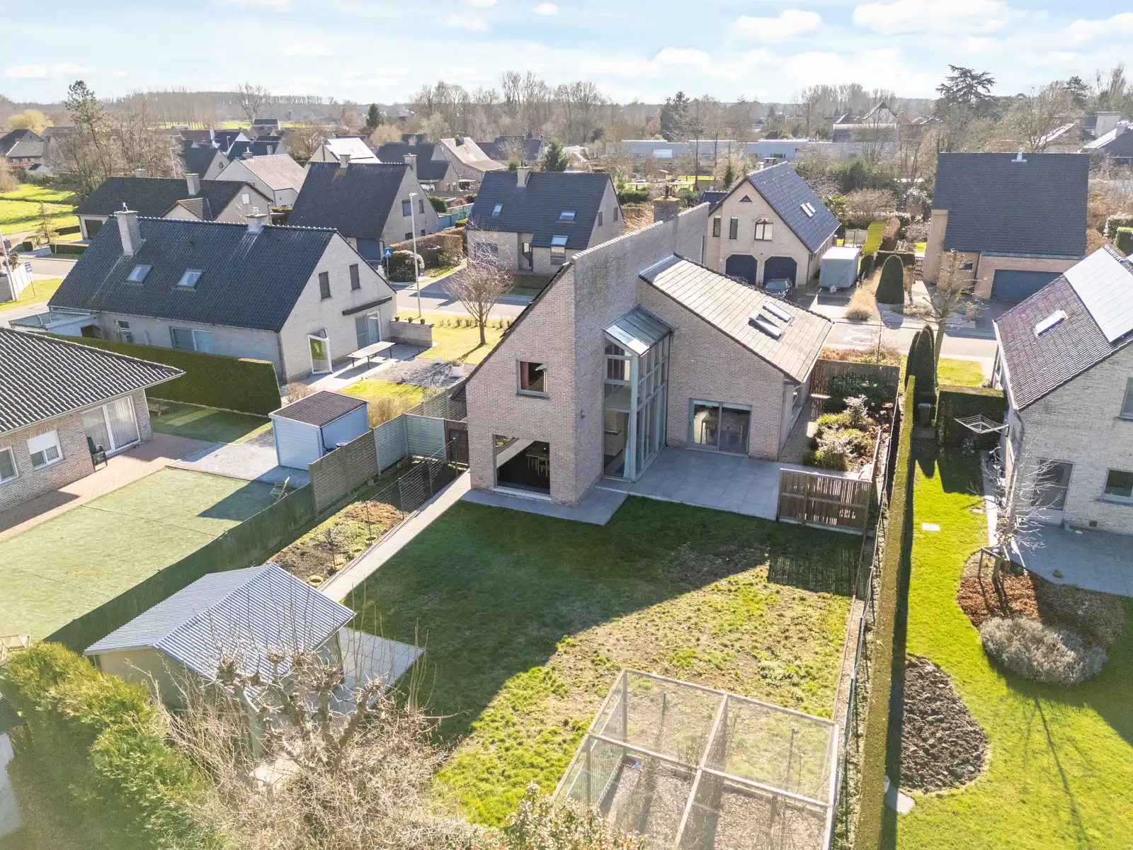 Ruime architecturale villa met Droomtuin in Schellebelle foto 28