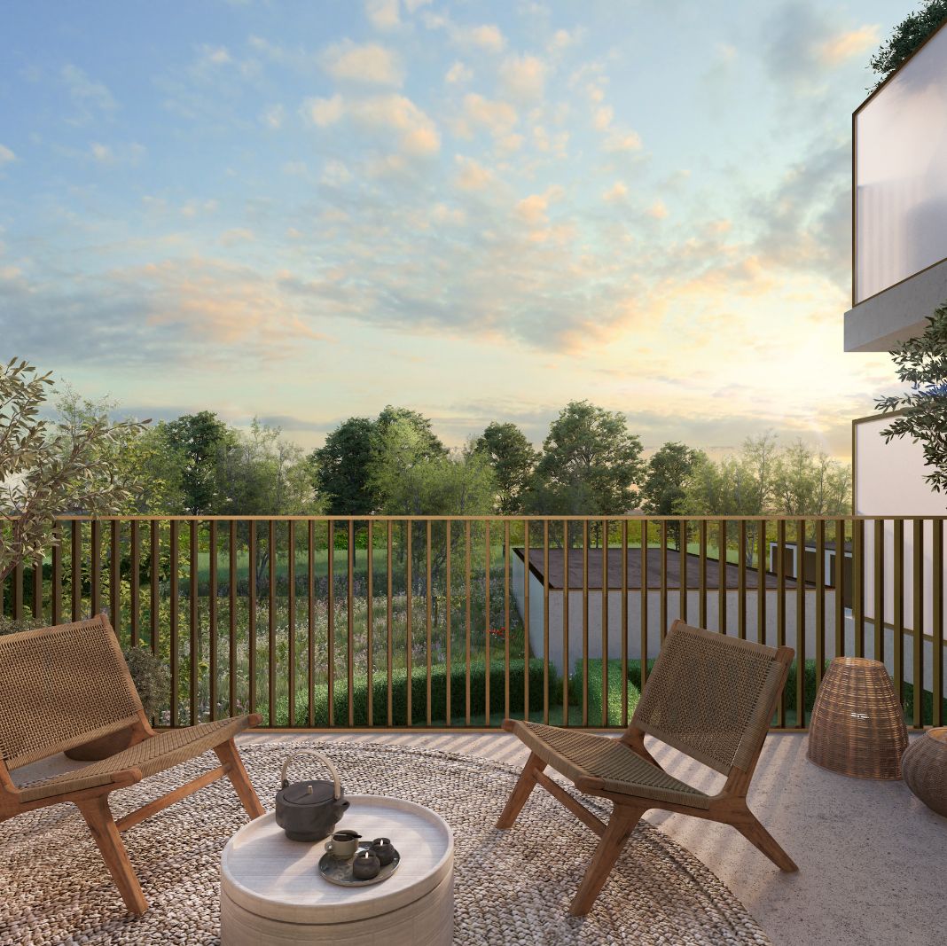 Nieuwbouwappartement met rijk beplante tuinzone en parktuin! foto 5