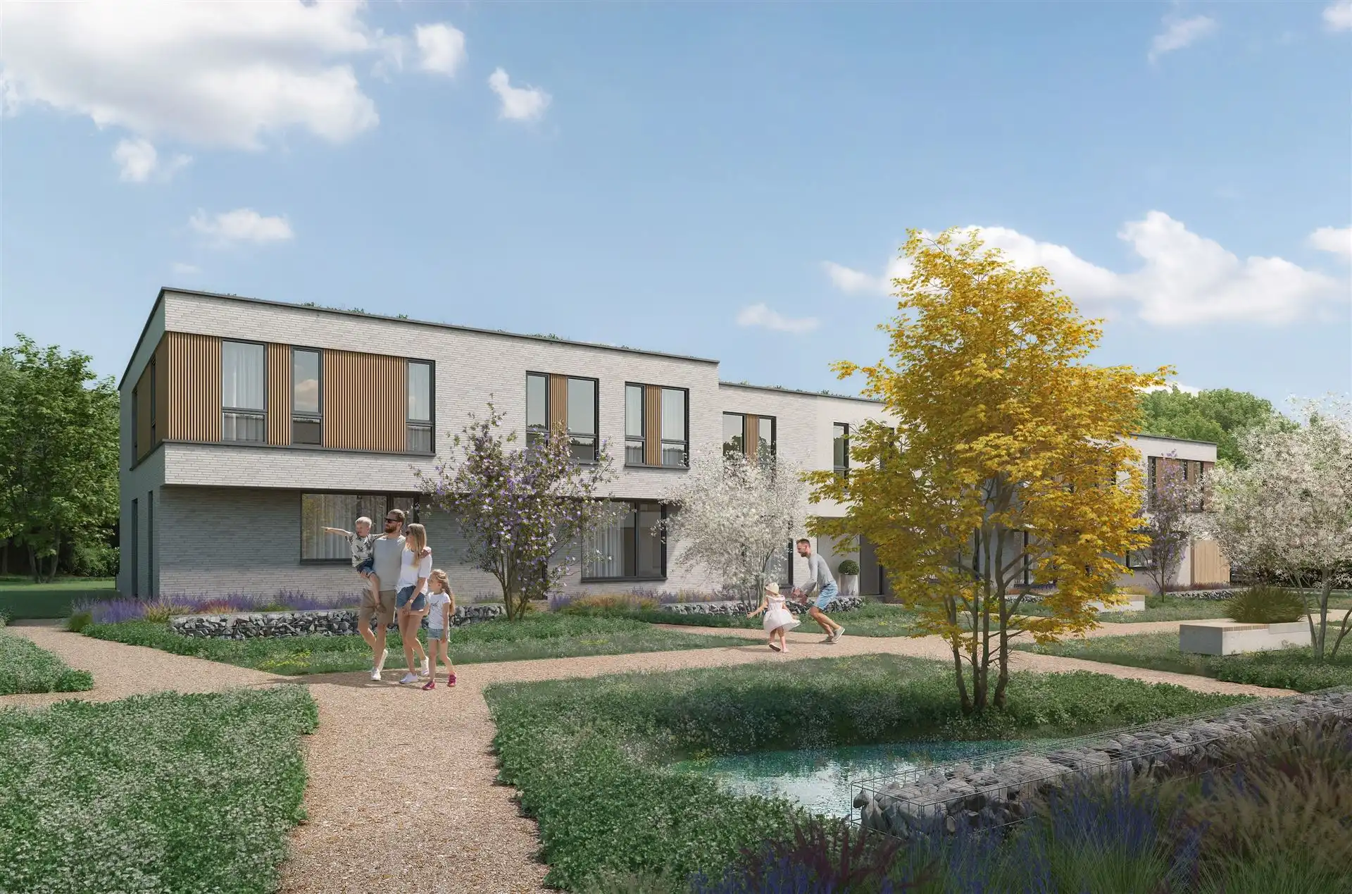 Uitzonderlijke nieuwbouwwoningen project Beekhof te Hove foto {{pictureIndex}}