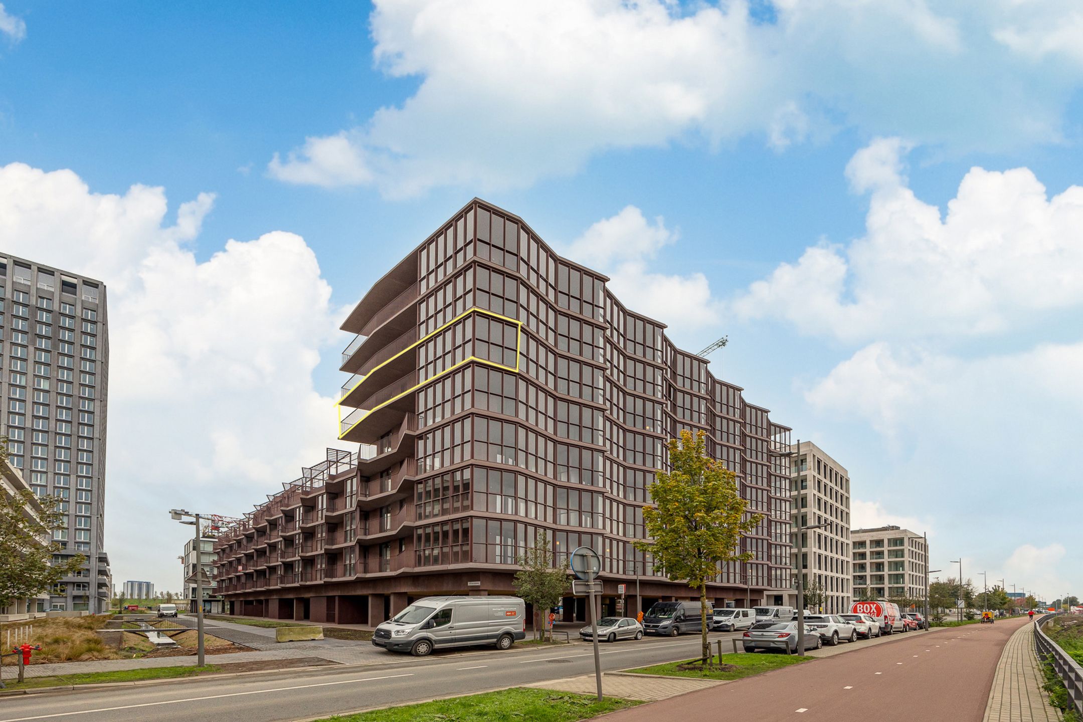 ANTWERPEN-ZUID - Frontaal Scheldezicht op Nieuw Zuid  foto {{pictureIndex}}