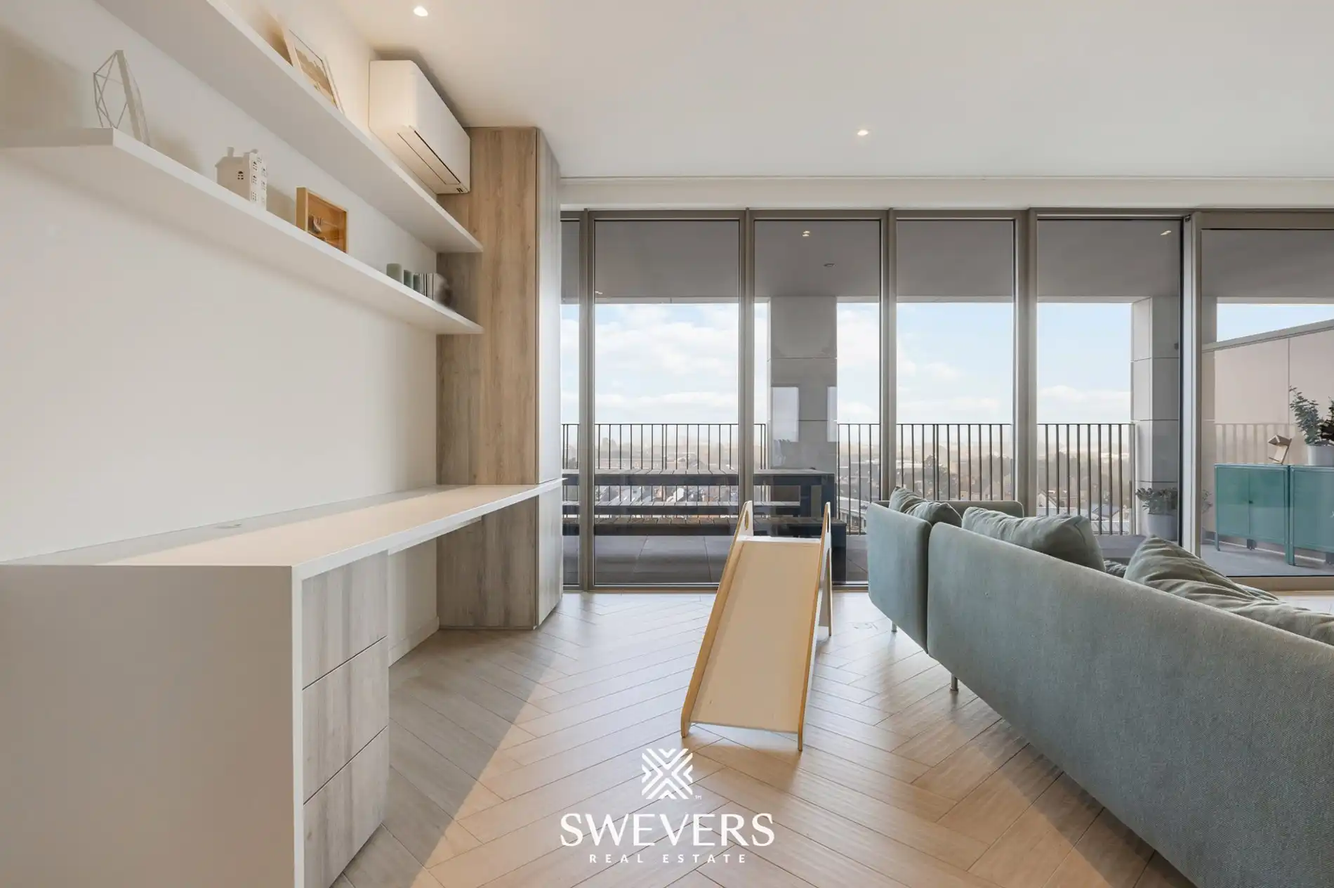 Uniek penthouse (168m²) met 3 slpk en een fantastisch uitzicht in centrum Hasselt foto 6
