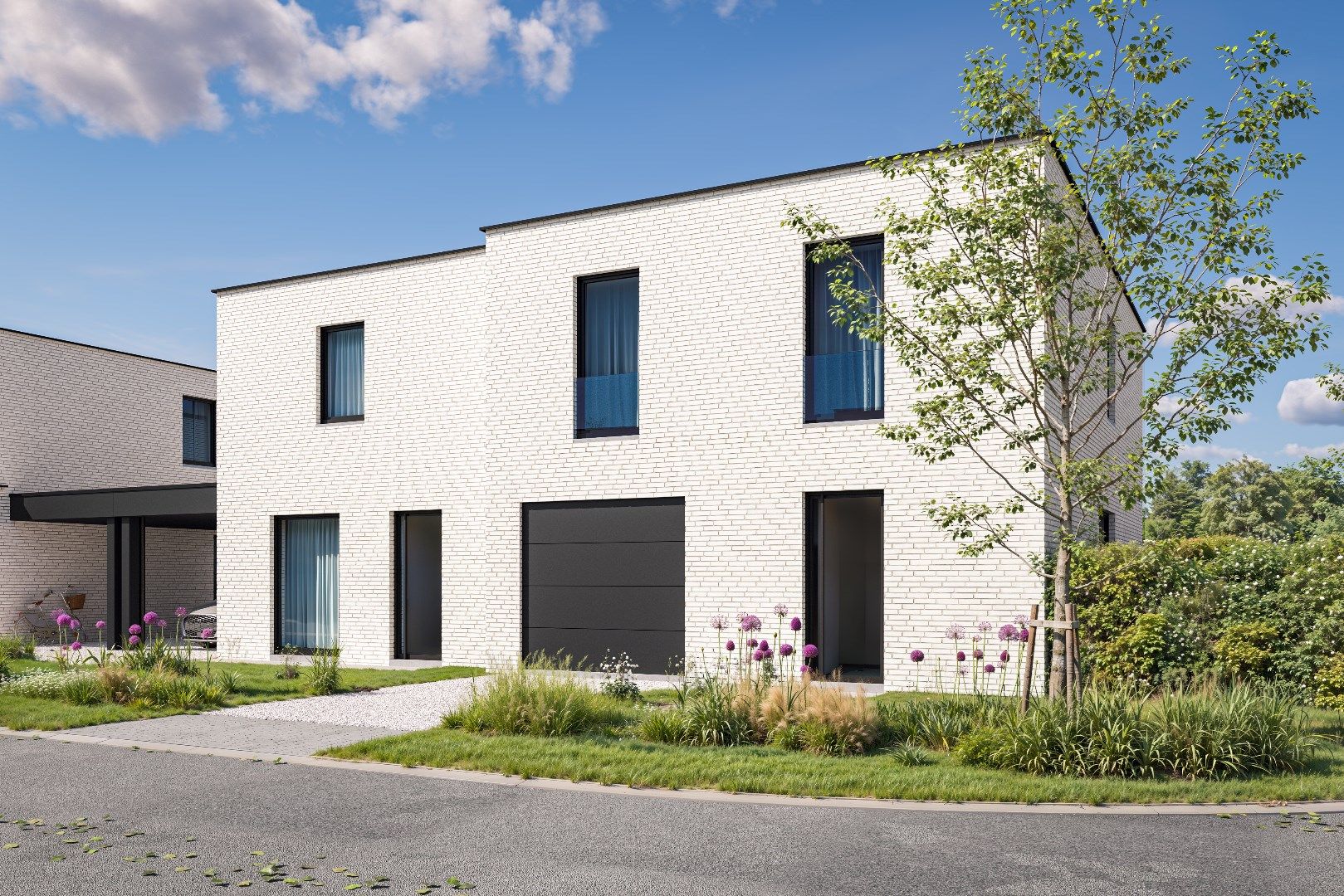 Moderne & energiezuinige alleenstaande nieuwbouwwoning in Waregem foto {{pictureIndex}}