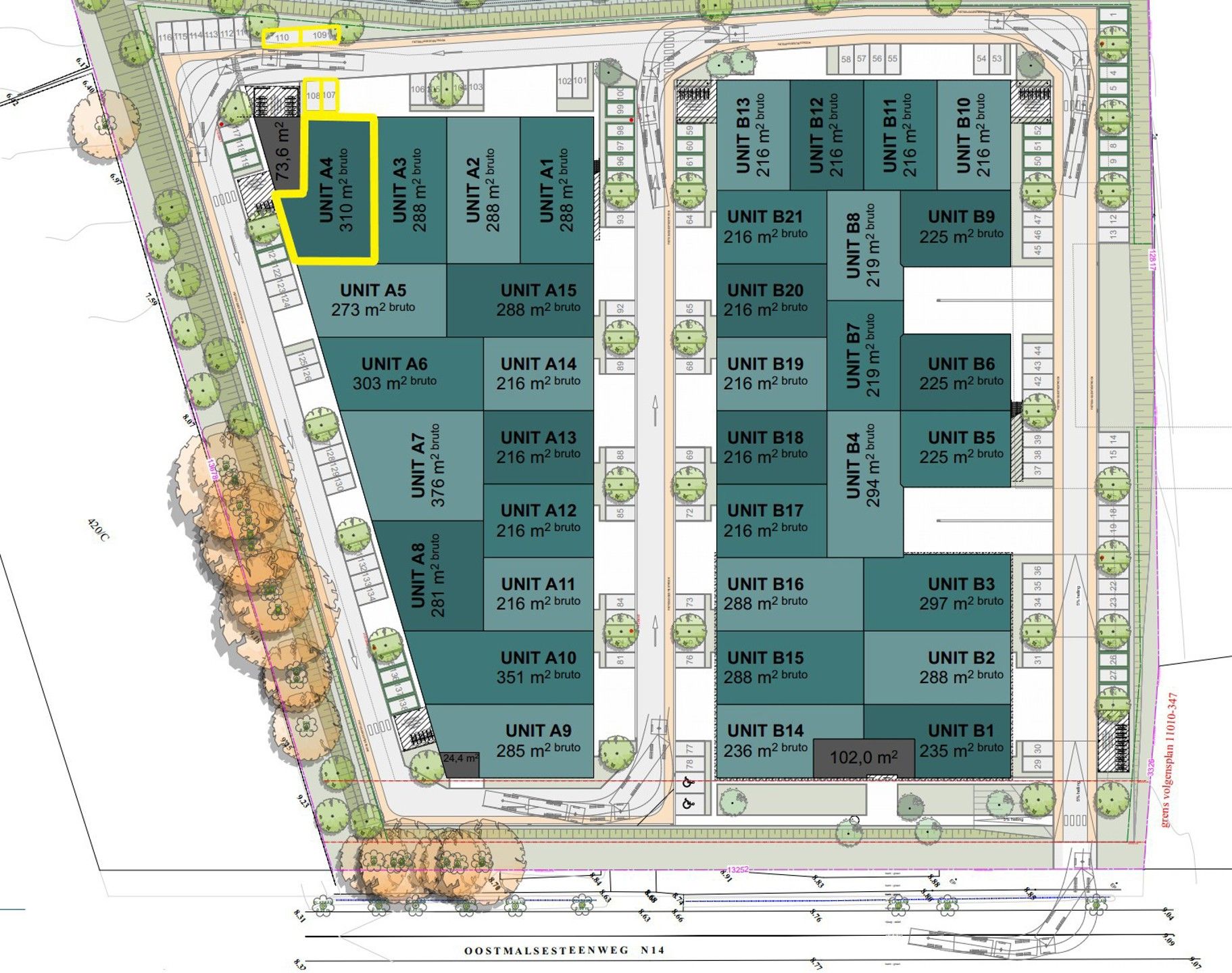 Nieuwbouw KMO-unit in 'La Brique' foto 4