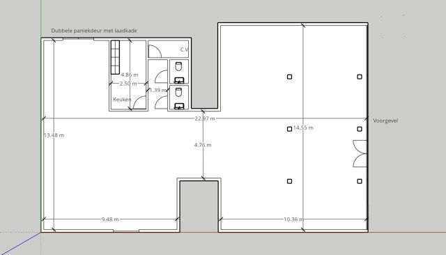 Moderne gerenoveerde winkelruimte/kantoorruimte  van 297m² op A- zicht locatie in Hasselt tegenover Brico, Auto 5 en Carrefour foto 19